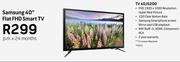 Samsung 40" FHD Flat Smart TV 40J5200
