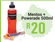 Mentos + Powerade 500ml