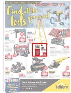 Builders : All The Tools You Want (20 June - 6 August 2017), page 1