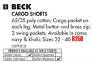 Beck Cargo Shorts