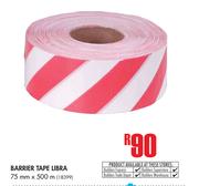 Barrier Tape Libra 75mmx500m