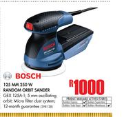 Bosch 125 MM 250 W Random Orbit sander