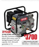 Ryobi 50 MM Petrol Water Pump