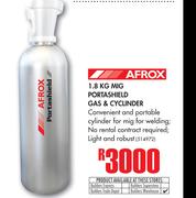 Afrox 1.8Kg MIG Portashield Gas & Cyclinder