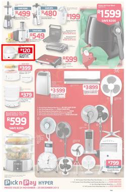 Pick n Pay Hyper: Save Big On All Your Favourites From Toys to Trees  ( 24 Nov - 29 Dec 2013), page 23