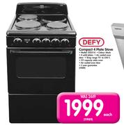 Defy Compact 4 Plate Stove DSS514