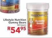 Lifestyle Nutrition Gummy Bears-60's 