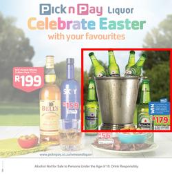 Pick N Pay : Wine & Liquor Savings (8 Apr - 21 Apr 2014), page 1
