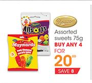 Beacon Assorted Sweets 4x75g
