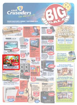 Cash Crusaders : Big Sale (18 Aug - 7 Sep 2014), page 1
