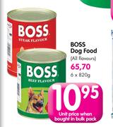 Boss Dog Food-6 x 820g