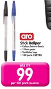 Aro Stick Ballpen-Per 100 Pack