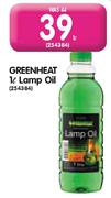 Greenheat 1L Lamp Oil-Each
