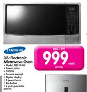 Samsung 32L Electronic Microwave Oven ME9114W