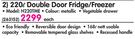 Hisense 220Ltr Double Door Fridge/Freezer H220TME