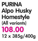 Purina Alpo Husky Homestyle(All Variants)-12 x 385gm/400gm