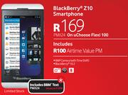 BlackBerry Z10 Smartphone-On U Choose Flexi 100