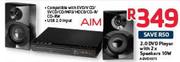AIM 2.0 DVD Player With 2xSpeakers 10W