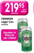 Heineken Lager Can-24x440ml
