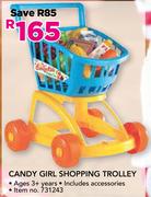 Candy Girl Shopping Trolley