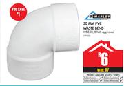 Marley 50mm PVC Waste Bend WBE50