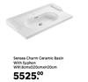 Sensea Charm Ceramic Basin With Syphon-W91.8cm X D20cm X H20cm