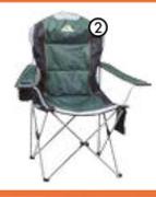 Campgear Chairs Deluxe Spider CG2305
