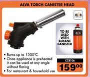 Alva Torch Canister Head