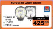 Autogear Work Lights-Each