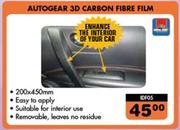 Autogear 3D Carbon Fibre Film
