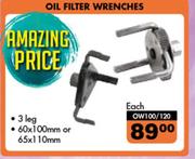 Autogear Oil Filter Wrenches-Each