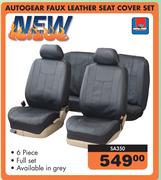 Autogear faux Leather Seat Cover Set
