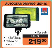 Auto Gear Driving Lights L-051/2-Per Pair