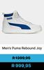 Men's Puma Rebound Joy White/Blue Sneaker