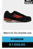 Men's Hi-Tec Granite Low Black/Red Sneaker