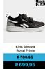 Kids Reebok Royal Prime Black/White/Grey Sneaker