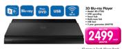 Samsung 3D Blu-Ray Player BD-J7500