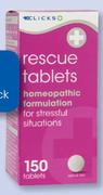 Clicks Rescue Tablets 150 Tablets-Per Pack