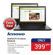 Lenovo Ideapad IP 110 Celeron Notebook 80T700AMSA