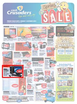 Cash Crusaders : Spring Sale (17 Sep - 5 Oct 2014), page 1