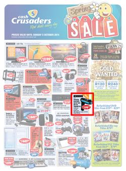 Cash Crusaders : Spring Sale (17 Sep - 5 Oct 2014), page 1
