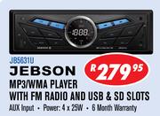 Jebson MP3/WMA Player With FM Radio and USB & SD Slots JB5631U