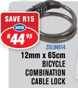 Bicycle Combination Lock 12mmx65cm
