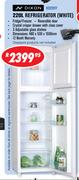 Dixon 220Ltr Refrigerator (White) KD220TF
