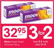 Moov Rapid Relief Ointment - 50g Each