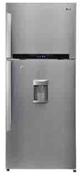 LG 392Ltr Shiny Steel Combi Fridge/Freezer With Water Dispenser GL-B492GLPL