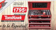 Tomi Hawk 103 Pce Toolset With 3 Drawers FED.AKT47109-Per Set