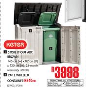 Keter 240Ltr Wheeled Container 