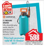 Gardena 5Ltr Pressure Sprayer