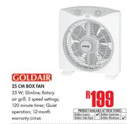 Goldair 25Cm Box Fan